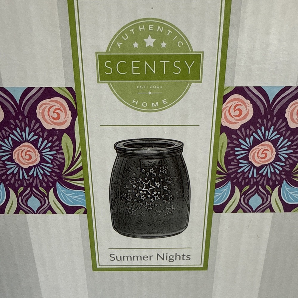 Scentsy Summer Nights Stars Warmer New in Box